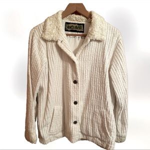 Corduroy cream jacket size M